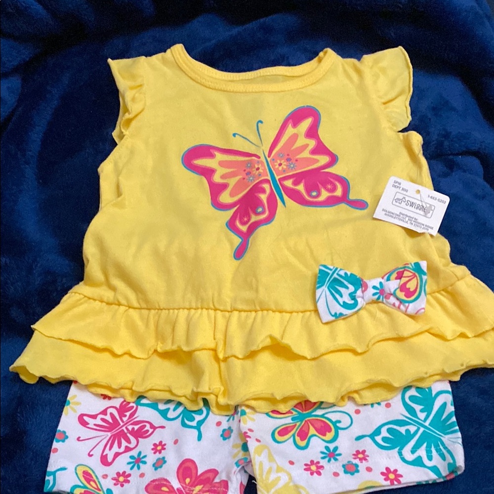 Colorful Butterfly Toddler Set